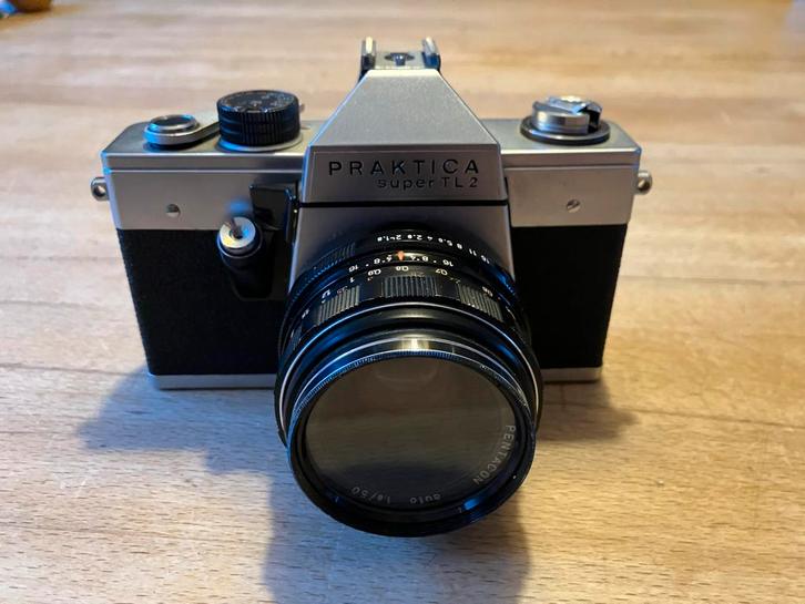 Analoge Praktica Super TL2 Camera met Pentacon Lens, Audio, Tv en Foto, Fotocamera's Analoog, Gebruikt, Spiegelreflex, Overige Merken