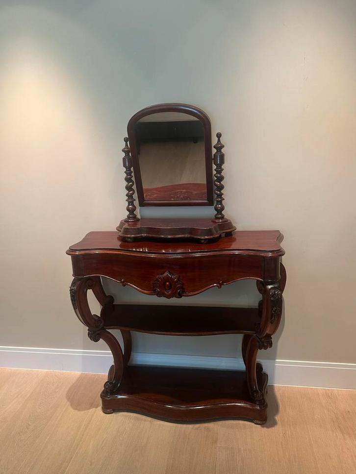 Console/toilette/dressoir tafel, Antiek en Kunst, Antiek | Meubels | Tafels, Ophalen