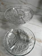 2 leuke schalen met allebei vakjes, Ophalen of Verzenden