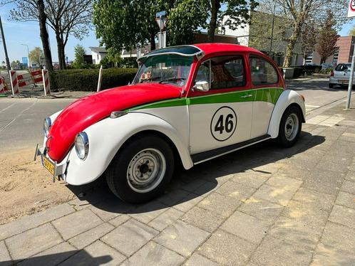 Volkswagen kever 1200 1974, Auto's, Oldtimers, Particulier, Benzine, Hatchback, Handgeschakeld, Origineel Nederlands, Rood, Zwart