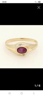 Gouden dames ring, Ophalen of Verzenden, Zo goed als nieuw, Dame, Goud