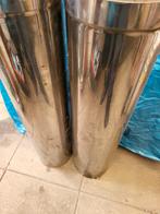 Dubbelwandige RVS kachel afvoer pijpen, Ophalen, Rvs, Minder dan 2 meter, 80 mm of meer