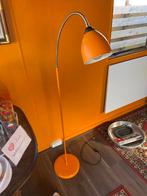 Retro vintage oranje vloerlamp, Gebruikt, Ophalen