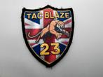 Patch RNLAF 300 Squadron TAC Blaze 2023, Verzamelen, Verzenden, Luchtmacht, Nederland, Embleem of Badge