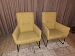 2 prachtige fauteuils, Huis en Inrichting, Fauteuils, Ophalen, Minder dan 75 cm, Zo goed als nieuw, Metaal