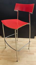 Barkrukken Rood 4 stuks - Van der Sluis Quasi, Ophalen, Gebruikt, 90 cm of meer, Metaal