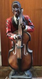 Jazz muzikant bassist beeld, Verzamelen, Beelden en Beeldjes, Ophalen, Gebruikt
