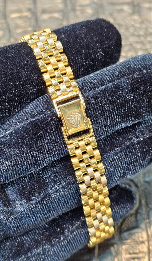 Mooie Rolex 14karaat gouden armband, Sieraden, Tassen en Uiterlijk, Armbanden, Nieuw, Goud, Goud, Ophalen of Verzenden