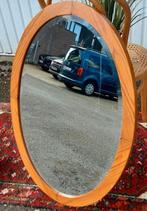 Grote houten ovalen Scandinavische spiegel, Ophalen