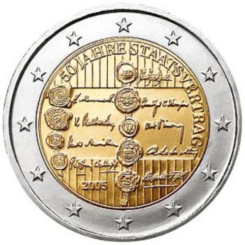 010 - Oostenrijk 2 euro 2005 UNC -50 jr Staatsverdrag-, Postzegels en Munten, Munten | Europa | Euromunten, 2 euro, Oostenrijk