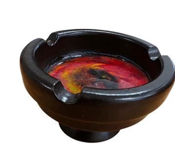 2289 Vintage Asbak - Uniek Design 9cm hoog doorsnee 15cm beschikbaar voor biedingen