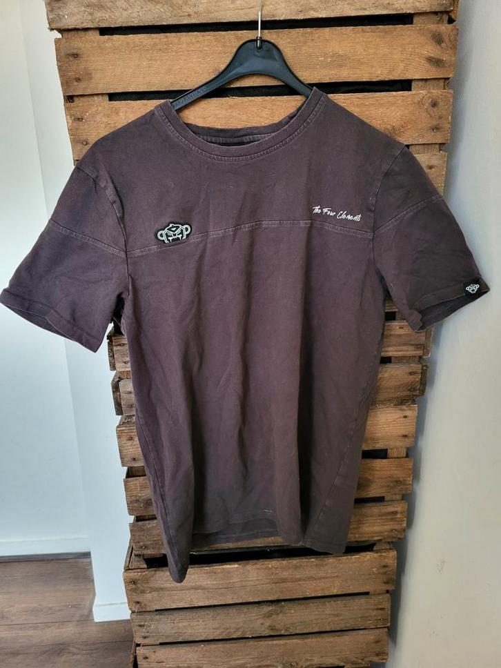 Black Bananas T-shirt - Maat L - Zwart, Kleding | Heren, T-shirts, Zo goed als nieuw, Maat 52/54 (L), Zwart, Ophalen of Verzenden
