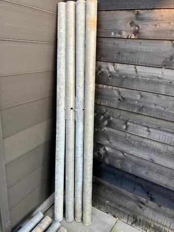 Stalen buizen 5,0 en 1,8 m - diameter 76 mm - wanddikte 4 mm beschikbaar voor biedingen