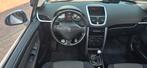 Peugeot 207 CC 1.6 16V CC 88KW 2007 Grijs, Auto's, Peugeot, Voorwielaandrijving, 65 €/maand, Zwart, 4 cilinders
