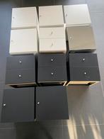 Kallax / Expedit Ikea kastinzetten en manden zwart / grijs, Ophalen, Gebruikt