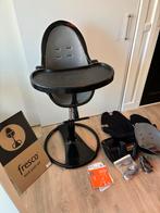 Bloom Fresco Noir kinderstoel compleet met ALLE accessoires, Ophalen, Gebruikt, Meegroeistoel, Afneembaar eetblad