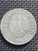 Duitsland Derde Rijk 1 reichspfennig 1942 Nazi Duitsland, Ophalen of Verzenden