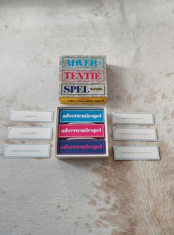 Vintage jaren '70 "advertentie spel" beschikbaar voor biedingen