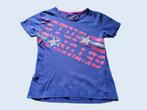 GIRLS ACTIVE blauw T-shirt met opdruk maat 134/140 ~ TH2022, Meisje, Gebruikt, Girls Active, Ophalen of Verzenden
