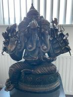 Groot Ganesha bronzen beeld dubbelzijdig!, Antiek en Kunst, Ophalen, Brons