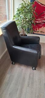 Lederen stoel, Ophalen, Gebruikt, 50 tot 75 cm, Leer