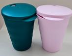 Tupperware Rietjesbekers met deksel set van 2 (330ml), Huis en Inrichting, Keuken | Tupperware, Ophalen of Verzenden, Nieuw, Overige typen
