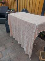 Schitterende grote Brocante zalmkleurige sprei/kleed **, Ophalen of Verzenden, Zo goed als nieuw