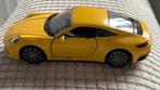 Porsche 911 Carrera 4S Gele Sportwagen WELLY AUTO, Ophalen, Gebruikt, Auto, Overige merken