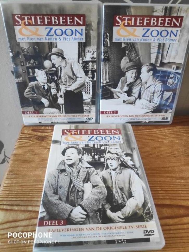 STIEFBEEN EN ZOON - DE COMPLETE SERIE - NIEUWSTAAT., Cd's en Dvd's, Dvd's | Tv en Series, Zo goed als nieuw, Komedie, Boxset, Alle leeftijden
