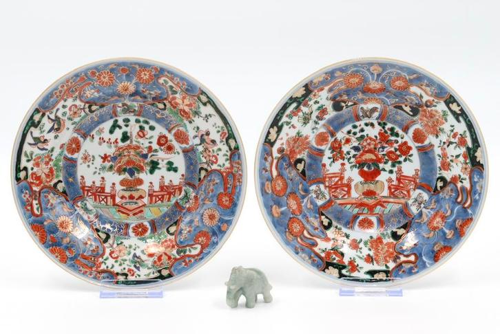 Chinees porselein | Kangxi 18e eeuw Famille verte, Antiek en Kunst, Kunst | Niet-Westerse kunst, Ophalen of Verzenden