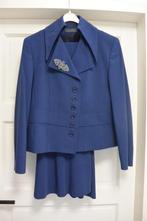 Lanaby's - 2delig kobaltblauw kostuum - 38, Maat 38/40 (M), Kostuum of Pak, Blauw, Ophalen of Verzenden