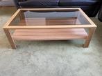 salontafel te koop, Ophalen, Gebruikt, 100 tot 150 cm, Glas