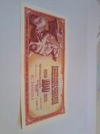 100 dinar Joegoslavië bankbiljet.1981, Ophalen of Verzenden, Joegoslavië