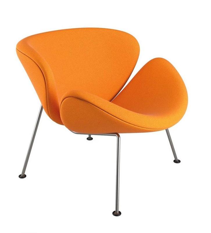 Orange Slice Chair, kleur oranje, Pierre Paulin Artifort., Huis en Inrichting, Fauteuils, Gebruikt, 50 tot 75 cm, 75 tot 100 cm