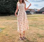 April Cornell Vintage Lange Bloemenjurk, Kleding | Dames, -, -, Ophalen of Verzenden, Zo goed als nieuw
