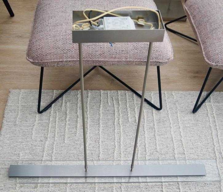 hanglamp led verlichting, verstelbaar, glas, metaal, dimbaar, Huis en Inrichting, Lampen | Hanglampen, Gebruikt, 50 tot 75 cm