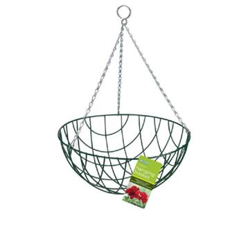 Metalen Hangmand voor Planten [Groen] [Hanging Basket] beschikbaar voor biedingen