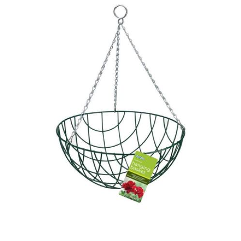 Metalen Hangmand voor Planten [Groen] [Hanging Basket], Tuin en Terras, Bloembakken en Plantenbakken, Nieuw, Metaal, Balkon, Tuin