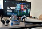 PS5 Disc + controller + 5 Games (FC 26) + Headset - Rookvrij, Ophalen of Verzenden, Zo goed als nieuw, Playstation 5
