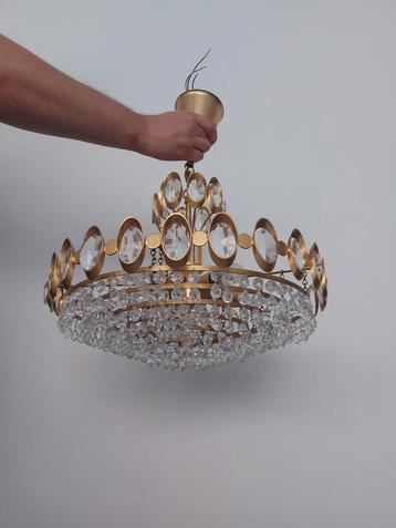 Vintage Hollywood Regency kroonluchter Palme & Walter beschikbaar voor biedingen