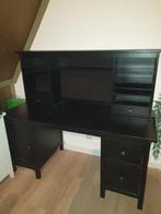 Mooi zwart bureau, Huis en Inrichting, Bureaus, Ophalen, Gebruikt, Bureau