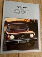 Volvo 240 serie autofolder 1978 brochure, Boeken, Gelezen, Ophalen of Verzenden, Volvo