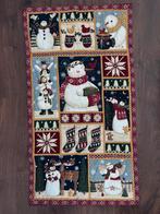 Kerst quilt paneel decoratie muurdecoratie frosty snowman, Ophalen, Zo goed als nieuw