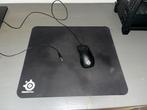 Steelseries Rival 300 Gaming Muis + Muismat, Ophalen of Verzenden, Ergonomisch, Gebruikt