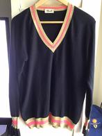 Baum und pferdgarten donkerblauwe dames trui met goud mt L, Ophalen, Zo goed als nieuw, Maat 42/44 (L), Blauw