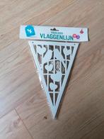 NIEUW Bruiloft jubileum vlaggenlijn vlaggetjes, Hobby en Vrije tijd, Ophalen, Zo goed als nieuw, Versiering, Geboorte of Huwelijk