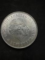 Nederlandse zilveren herdenkingsmunt van 10 gulden uit 1973, Postzegels en Munten, Munten | Nederland, Ophalen, Koningin Juliana
