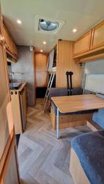 Fiat Ducato stapelbed gemoderniseerd weinig km cruise contr, Caravans en Kamperen, Campers, Diesel, Particulier, 5 tot 6 meter