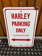 Bord Harley Davidson Parking Only reclamebord, Verzamelen, Ophalen of Verzenden, Zo goed als nieuw, Reclamebord