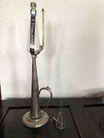 tinnen olielamp met tijdsaanduiding, Antiek en Kunst, Antiek | Tin, Ophalen